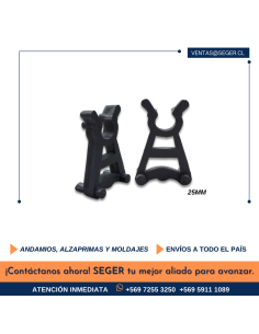 SEPARADOR TORRE PLASTICO 25MM PARA MOLDAJE