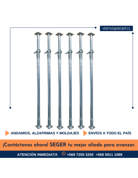 ALZAPRIMA A-350 TIPO ALEMANA GALVANIZADA BASE REFORZADA
