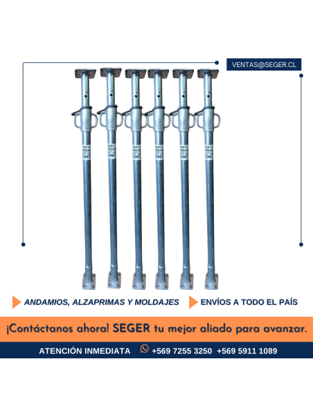 ALZAPRIMA A-400 TIPO ITALIANA GALVANIZADA BASE REFORZADA