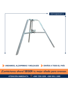 TRIPODE GALVANIZADO PARA ALZAPRIMA