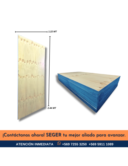 TERCIADO ESTRUCTURAL 15MM 1.22X2.44MTS CALIDAD DE PRIMERA