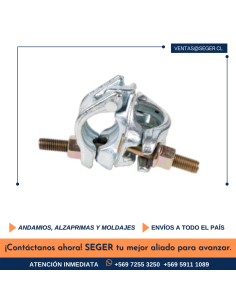 ABRAZADERA FIJA 48X48 FORJADA CINCADA EN 74